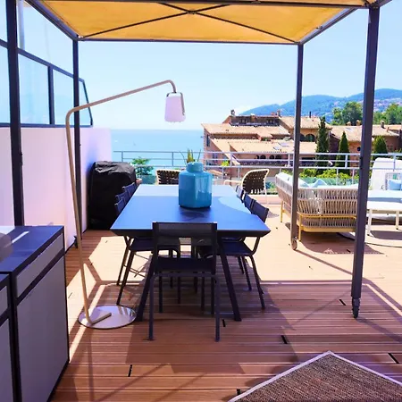 Avec Rooftop, Jacuzzi & Vue By Palmazur Вилла