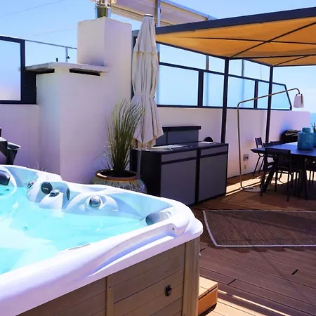 Avec Rooftop, Jacuzzi & Vue By Palmazur 빌라