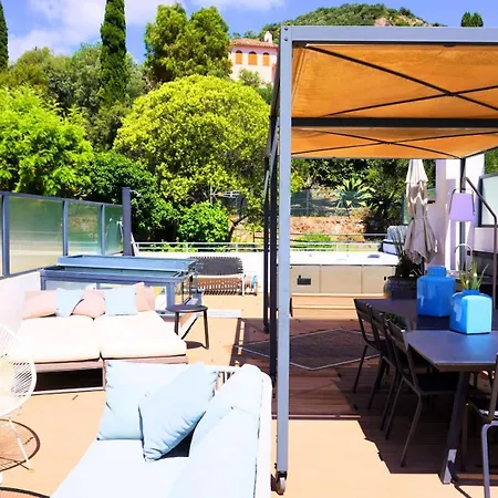 Avec Rooftop, Jacuzzi & Vue By Palmazur Villa *