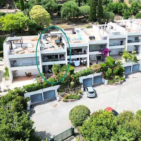 Avec Rooftop, Jacuzzi & Vue By Palmazur Mandelieu