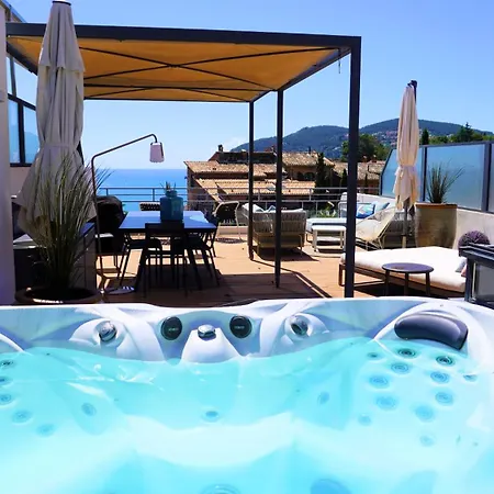 Villa Avec Rooftop, Jacuzzi & Vue By Palmazur Mandelieu