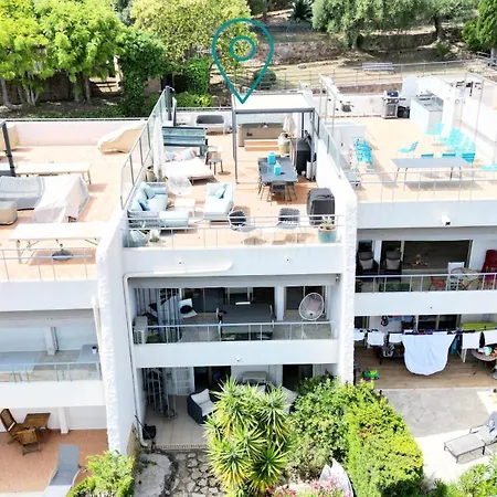 Avec Rooftop, Jacuzzi & Vue By Palmazur * Mandelieu