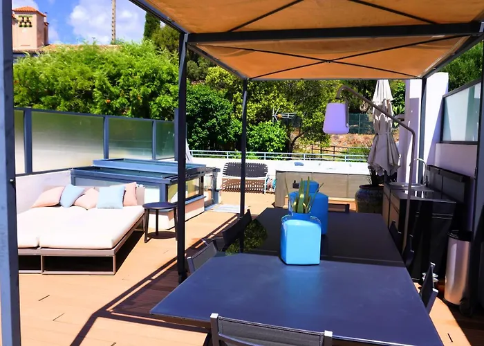 Avec Rooftop, Jacuzzi & Vue By Palmazur Mandelieu