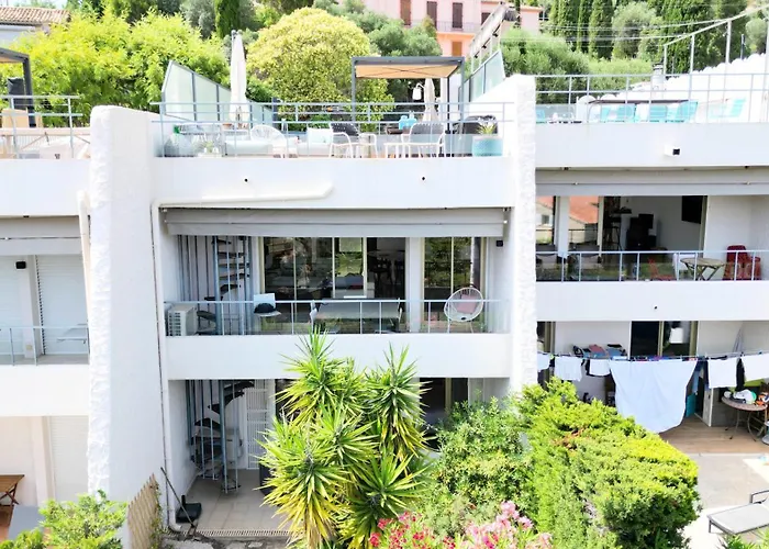 Avec Rooftop, Jacuzzi & Vue By Palmazur * Mandelieu