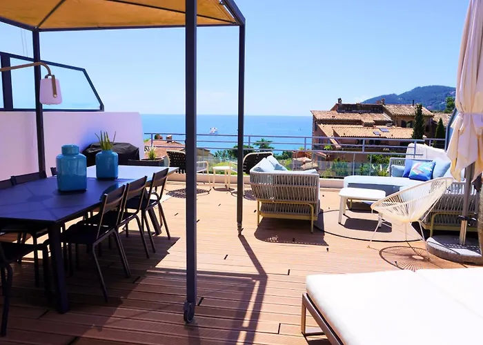 别墅 Avec Rooftop, Jacuzzi & Vue By Palmazur
