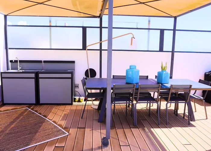 别墅 Avec Rooftop, Jacuzzi & Vue By Palmazur *