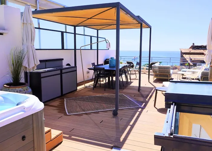 Avec Rooftop, Jacuzzi & Vue By Palmazur Mandelieu